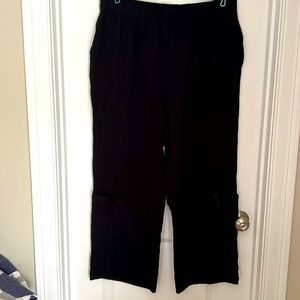 NWOT ALI Miles Pull On  Black Gauze Pant size M